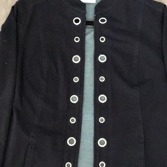 Black Jacket with grommets - Picture 6 of 6